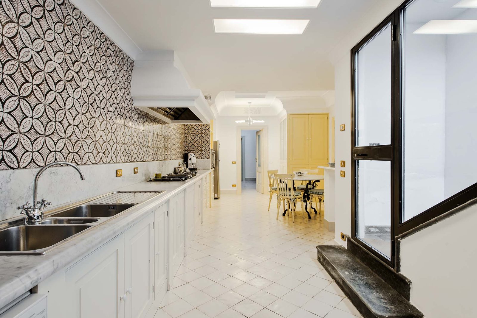 Stylish Kitchen in Luxury Sorrento Villa with Annex
