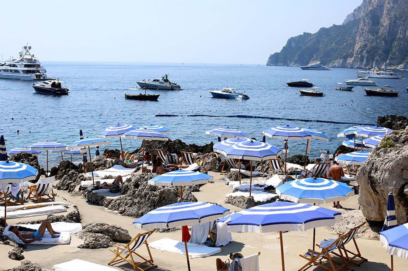Luxury Beach Clubs in Capri