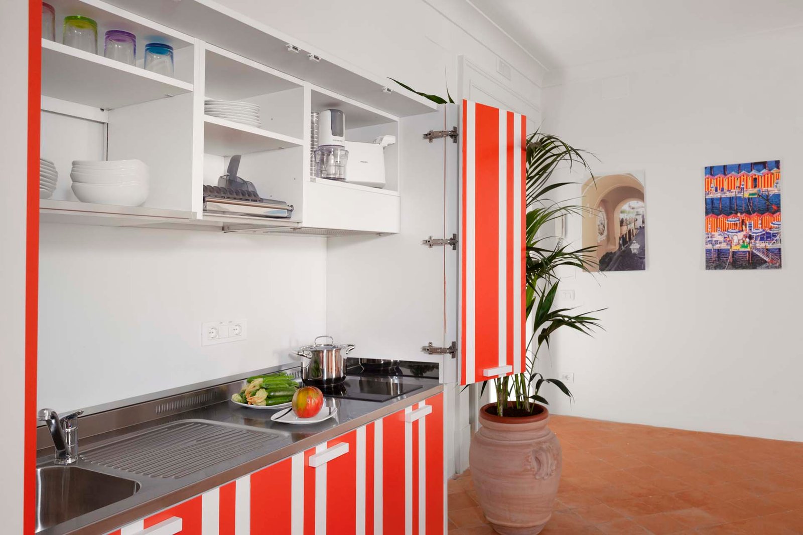 Kitchen in Apartment Corso Italia Deluxe Home in Sorrento old Town -