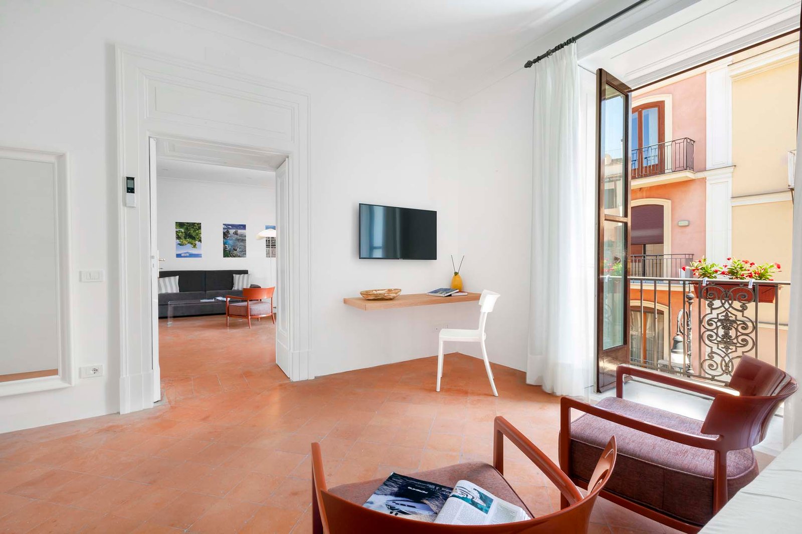 Master Bedroom Corso Italia Deluxe Home in Sorrento old Town -