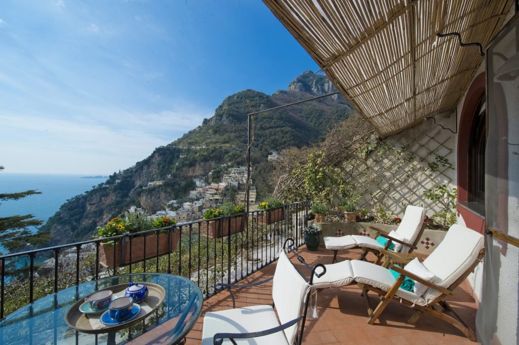 Elegant Family Villa in Positano with Pool